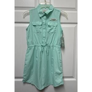 NWT Magellan Outdoors Girls Fish Gear Laguna Madre Dress Sz Large Beach Glass